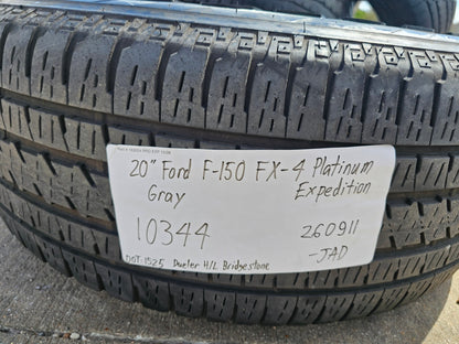 20" Ford F-150 FX-4 PLATINUM OEM rims wheels 10344 Expedition BRIDGESTONE SET