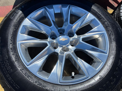 20" Chevy Tahoe Silverado LTZ 5920 OEM wheels rims Yukon 2025 2026 CONTINENTAL