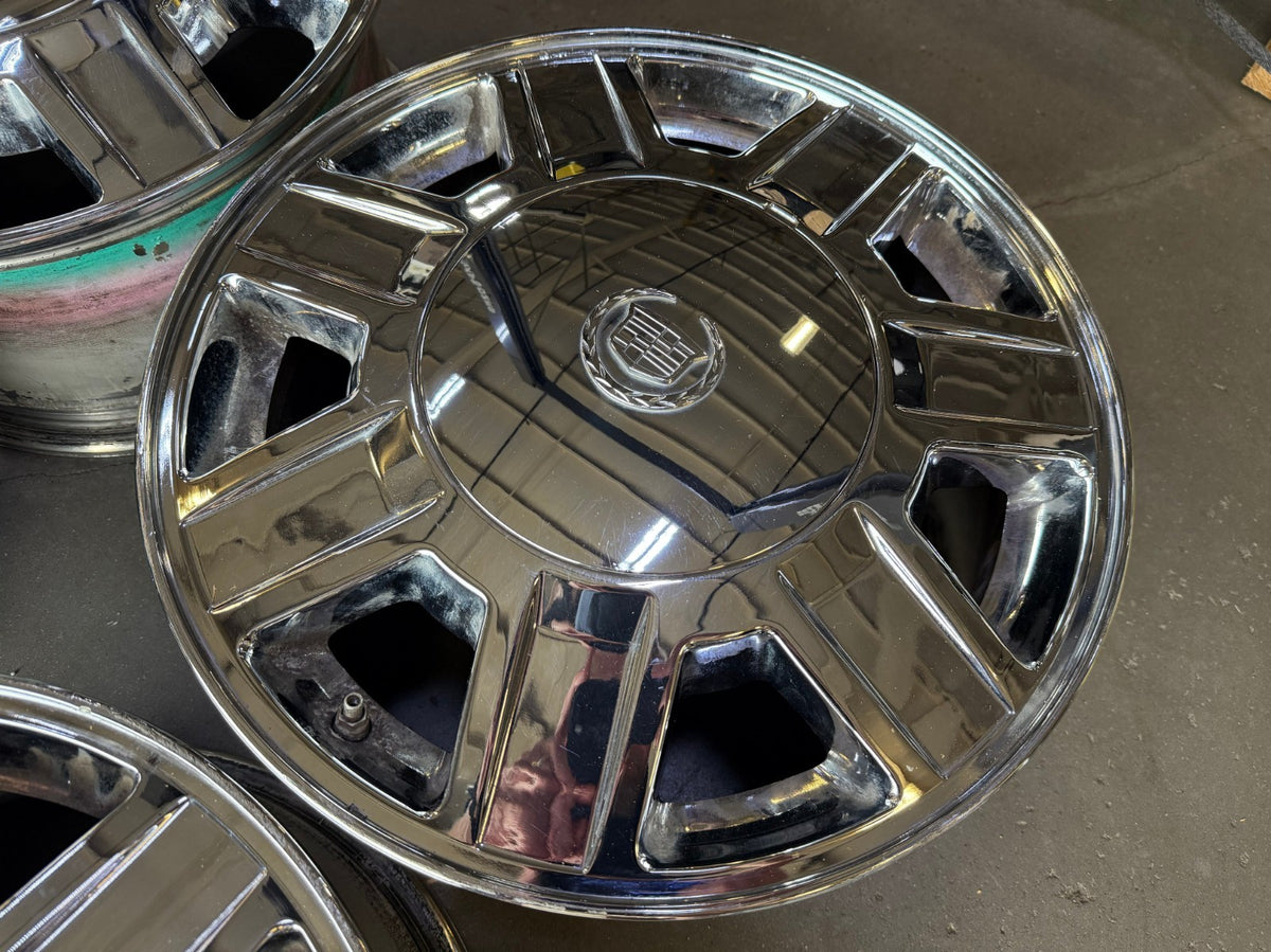 17" Cadillac DTS OEM 4603 4613 wheels rims Hearse Limousine CHROME SET