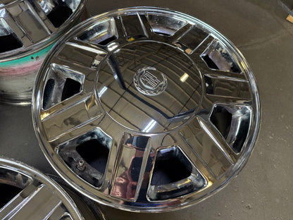 17" Cadillac DTS OEM 4603 4613 wheels rims Hearse Limousine CHROME SET