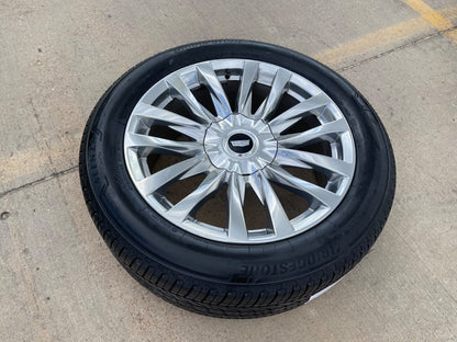 22" Cadillac Escalade Platinum OEM wheel rim 95026 4873 tire spare single
