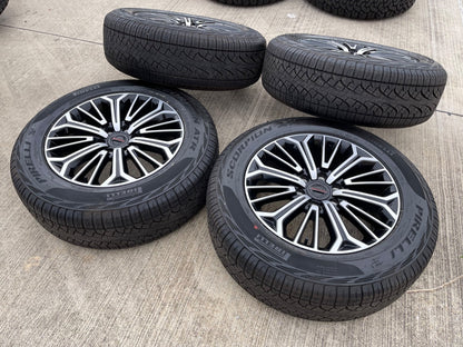 20" Nissan Titan PRO-4X Armada OEM wheels rims tires black 2024 2025 2026 NEW