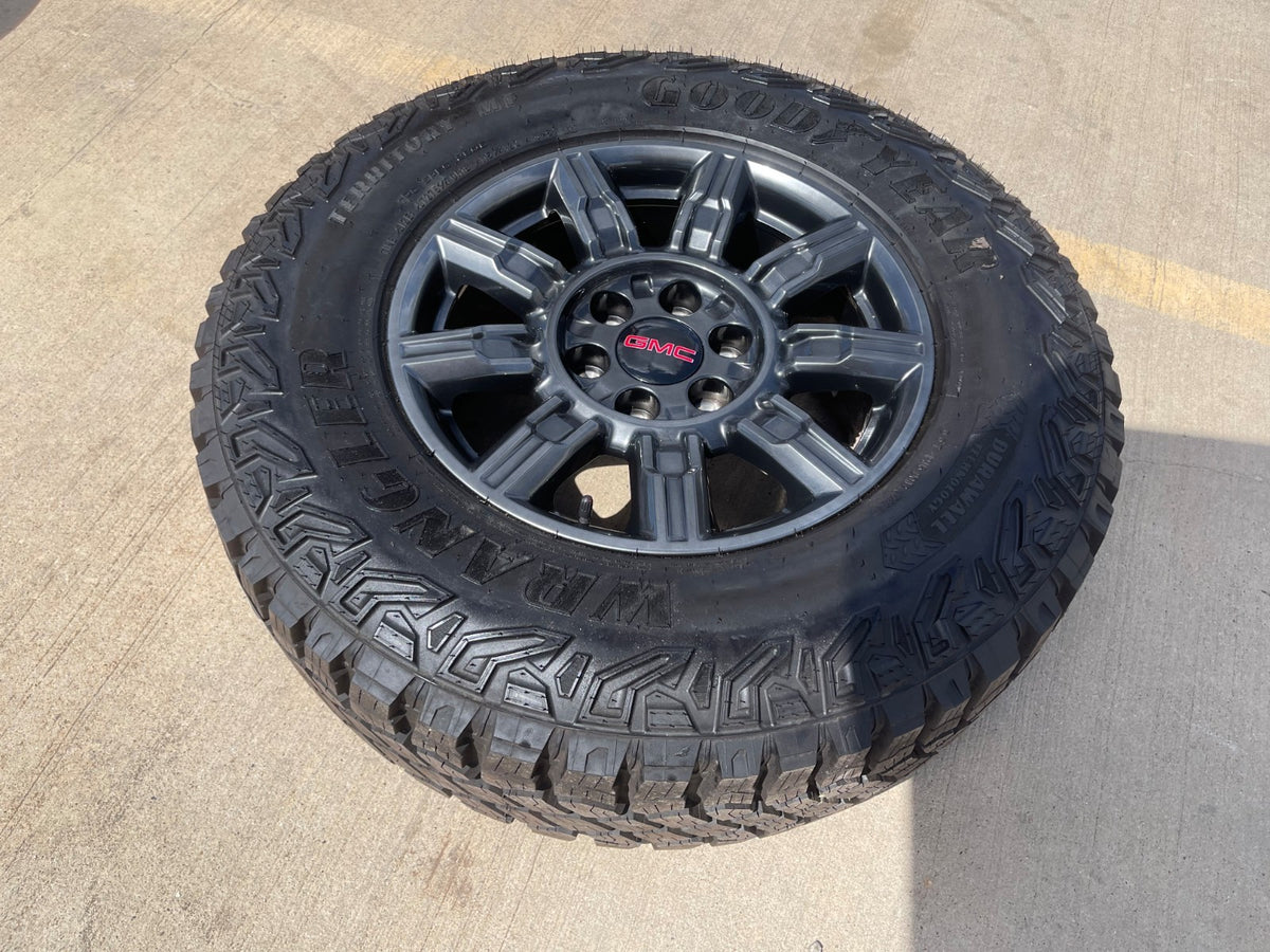 18" GMC Sierra AT4X Chevy Silverado OEM 14131 95718 wheel rim GOODYEAR NEW