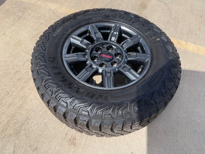 18" GMC Sierra AT4X Chevy Silverado OEM 14131 95718 wheel rim GOODYEAR NEW