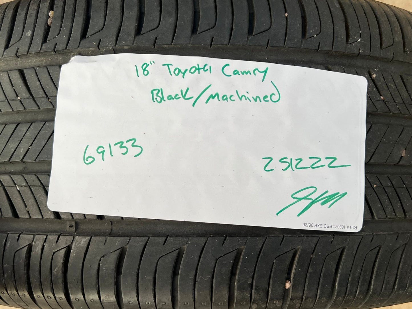 18" Toyota Camry OEM wheel rim 18036 69133 CHR Avalon 2022 2023 2024 2025 2026