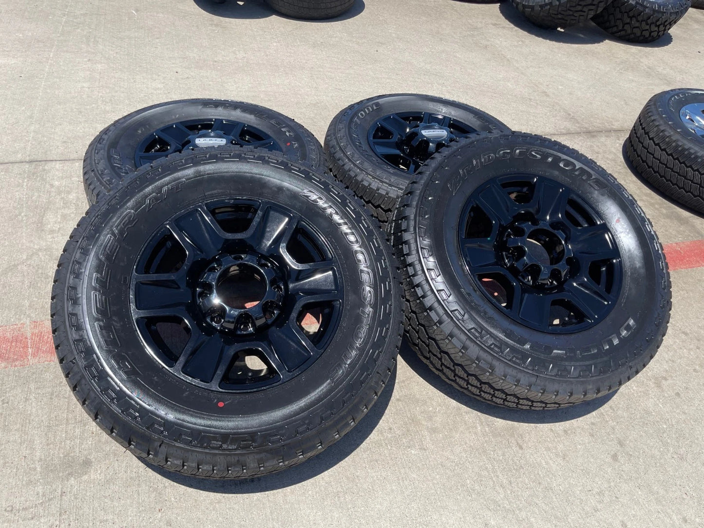 18" Ford F-250 F-350 TREMOR FX-4 OEM black wheels 10298 tires DUELER A/T NEW