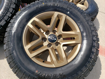 18" Chevy Silverado Tahoe ZR2 BRONZE OEM 5911 wheels rims 2023 2024 2025 NEW