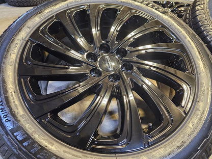22" Lincoln Navigator OEM 10666 rims wheels BLACK LABEL SET MICHELIN NEW