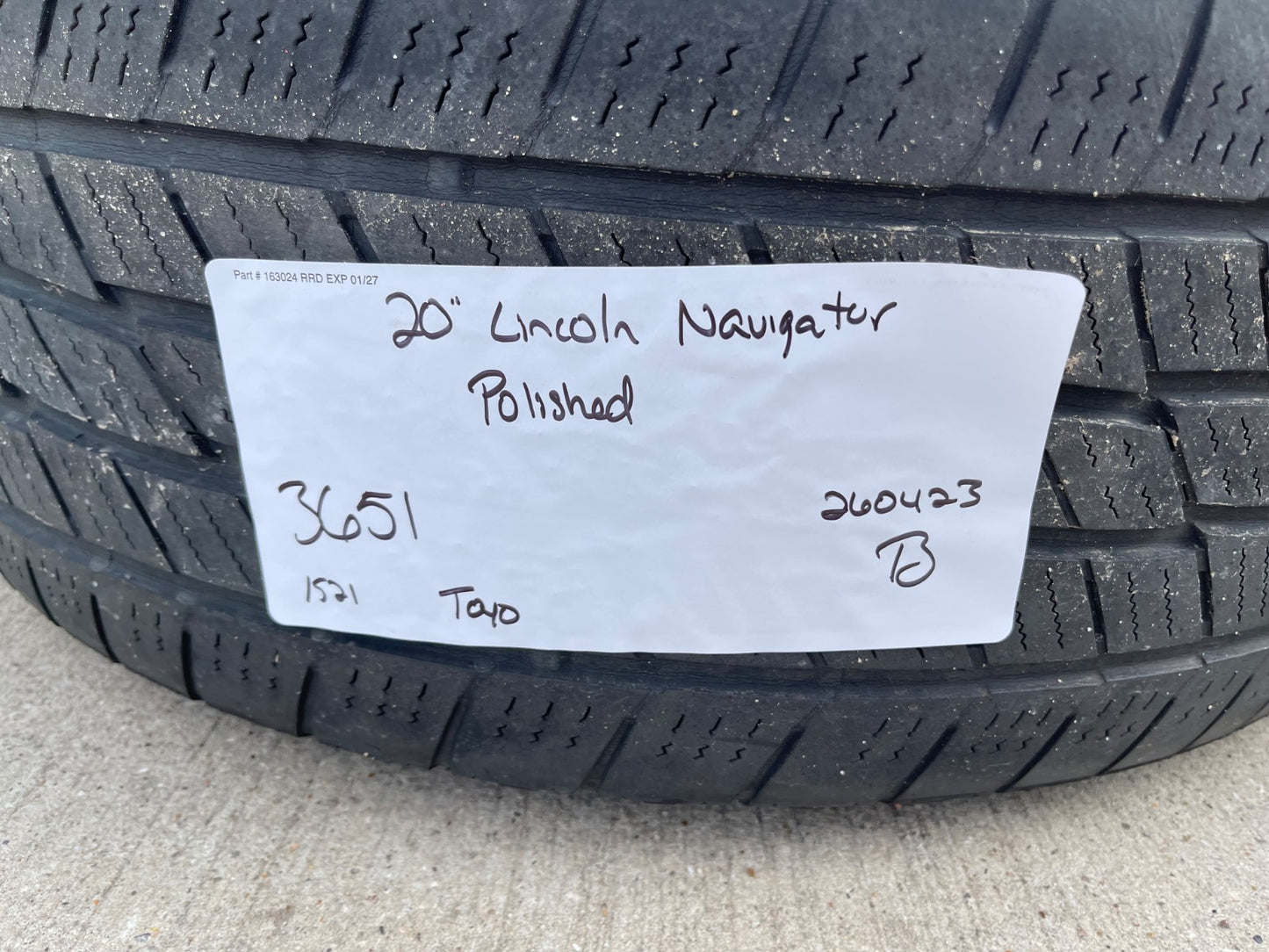 20" Lincoln Navigator OEM rims wheels 3561 tires DISCOUNTED