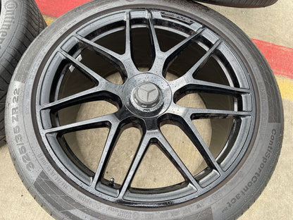 22" Mercedes GLE AMG OEM A1674014400 wheels rims GLE63 2024 2025 2026 SET