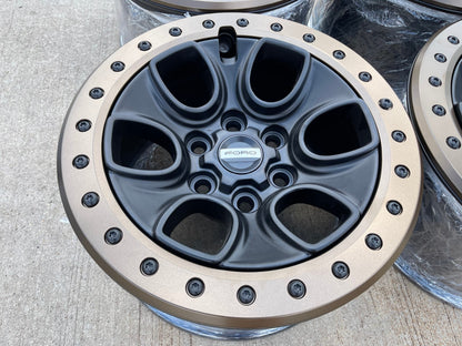 17" Ford F-150 Raptor OEM BEADLOCK rims wheels 10459 95210 BRONZE 2025 2026 NEW