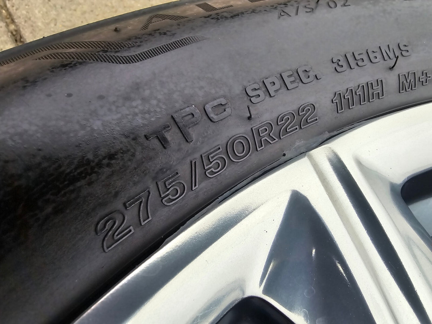 22" Cadillac Escalade Platinum OEM ORIGINAL 95078 4874 wheels rims BRIDGESTONE