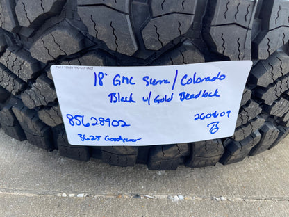 NEW 18" GMC Sierra Chevy Silverado OEM Beadlock wheels rims Canyon Colorado