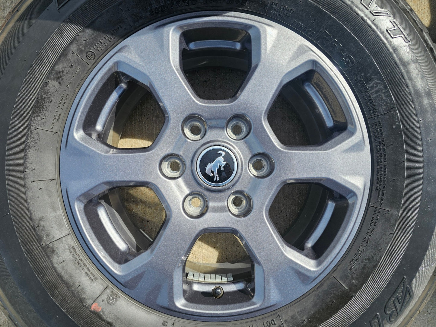 17" Ford Bronco Big Bend wheels rims 10384 OEM Ranger 2023 2024 2025 2026
