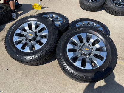 20" GMC Sierra Chevy Silverado 2500 3500 OEM 5960 5947 wheels rims BRIDGESTONE
