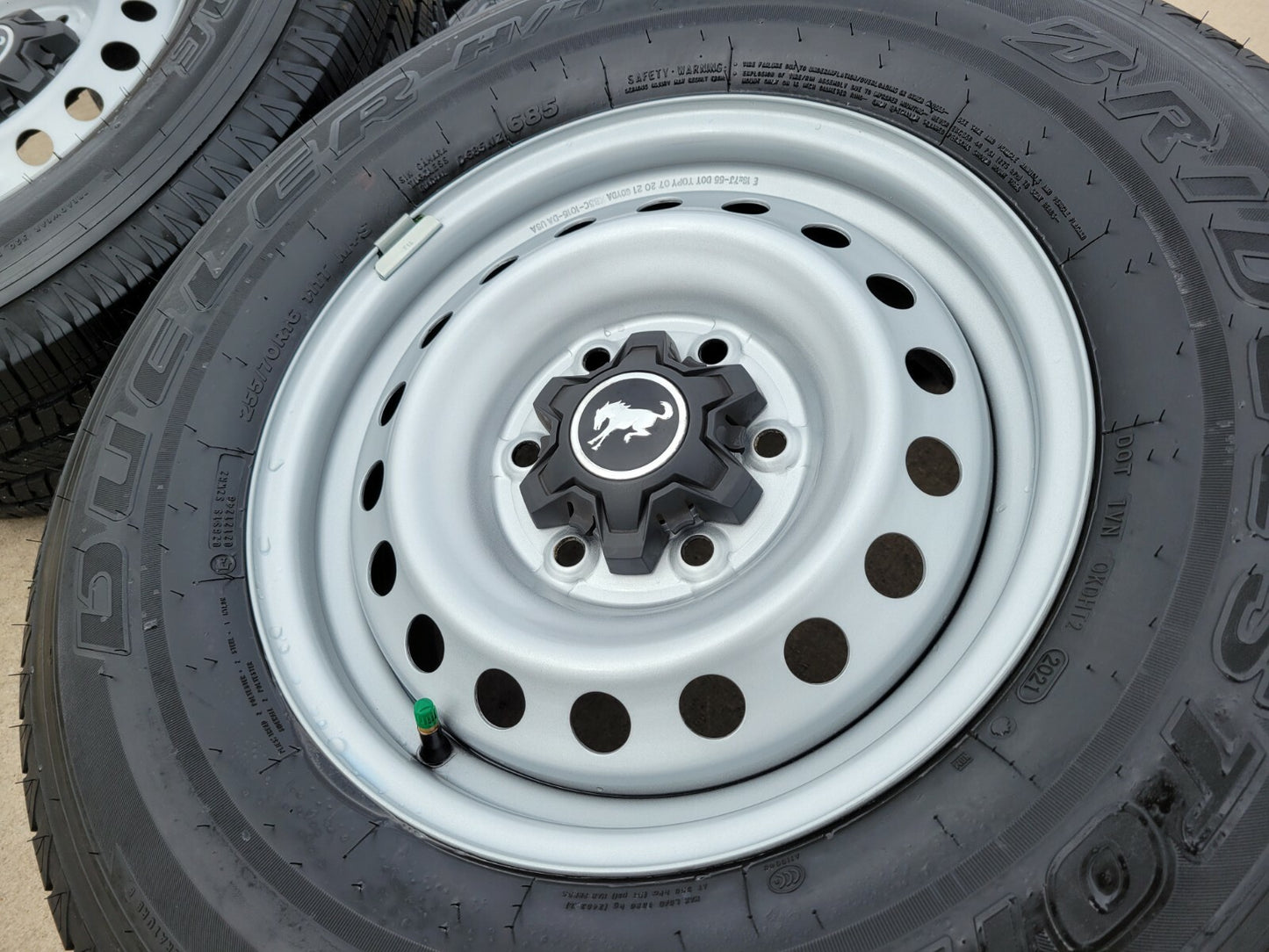 16" Ford Bronco steel wheels rims tires 10226 Ranger 2022 2023 2024 2025 NEW