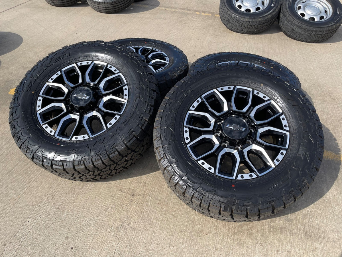 20" Chevy Silverado ZR2 GMC AT4X 2500 3500 OEM wheels rims SET FALKEN 35" NEW