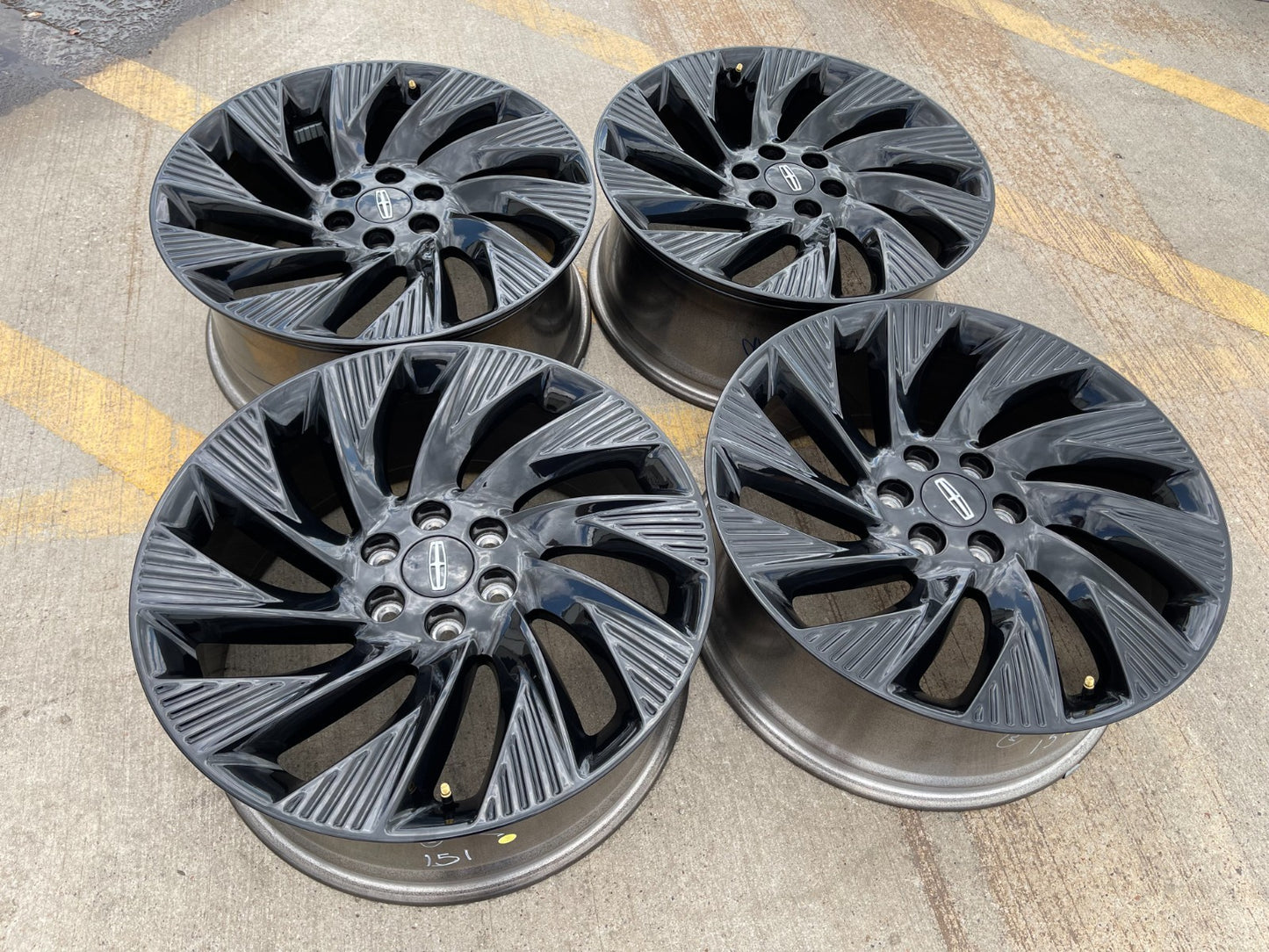 22" Lincoln Navigator OEM 10665 rims wheels BLACK LABEL 2025 2026 2027 NEW