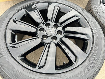 22" Lincoln Navigator OEM rims wheels Black Label 95384 10496 NEW