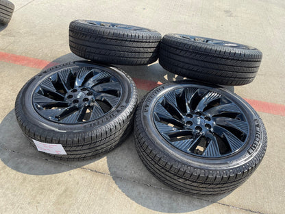 22" Lincoln Navigator OEM 10665 rims wheels BLACK LABEL 2025 2026 MICHELIN NEW