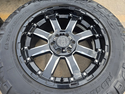 20x9 20" Black Rhino Sierra Chevy Silverado RAM Tacoma wheels rims 6x139 6x5.5