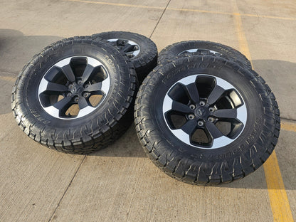18" Dodge Ram 1500 Rebel Black OEM 2671 wheels rims TOYO A/T3 35"