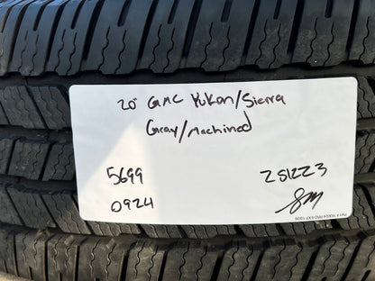 20" GMC Sierra Yukon DENALI OEM wheels rims 5699 5644 MICHELIN DEFENDER LTX M/S2