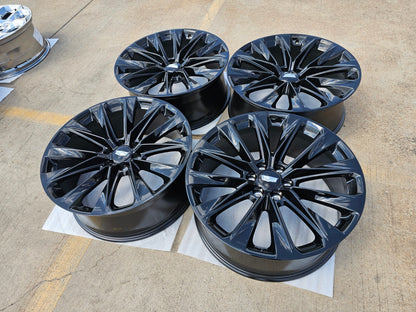 24" Cadillac Escalade V OEM ONYX wheels rims 2023 2024 2025 2026 2027 NEW