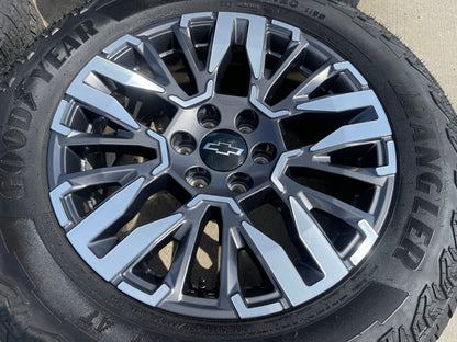 20" Chevy Silverado Z71 GMC Sierra Canyon OEM wheels rims 2025 2026 2027 SET