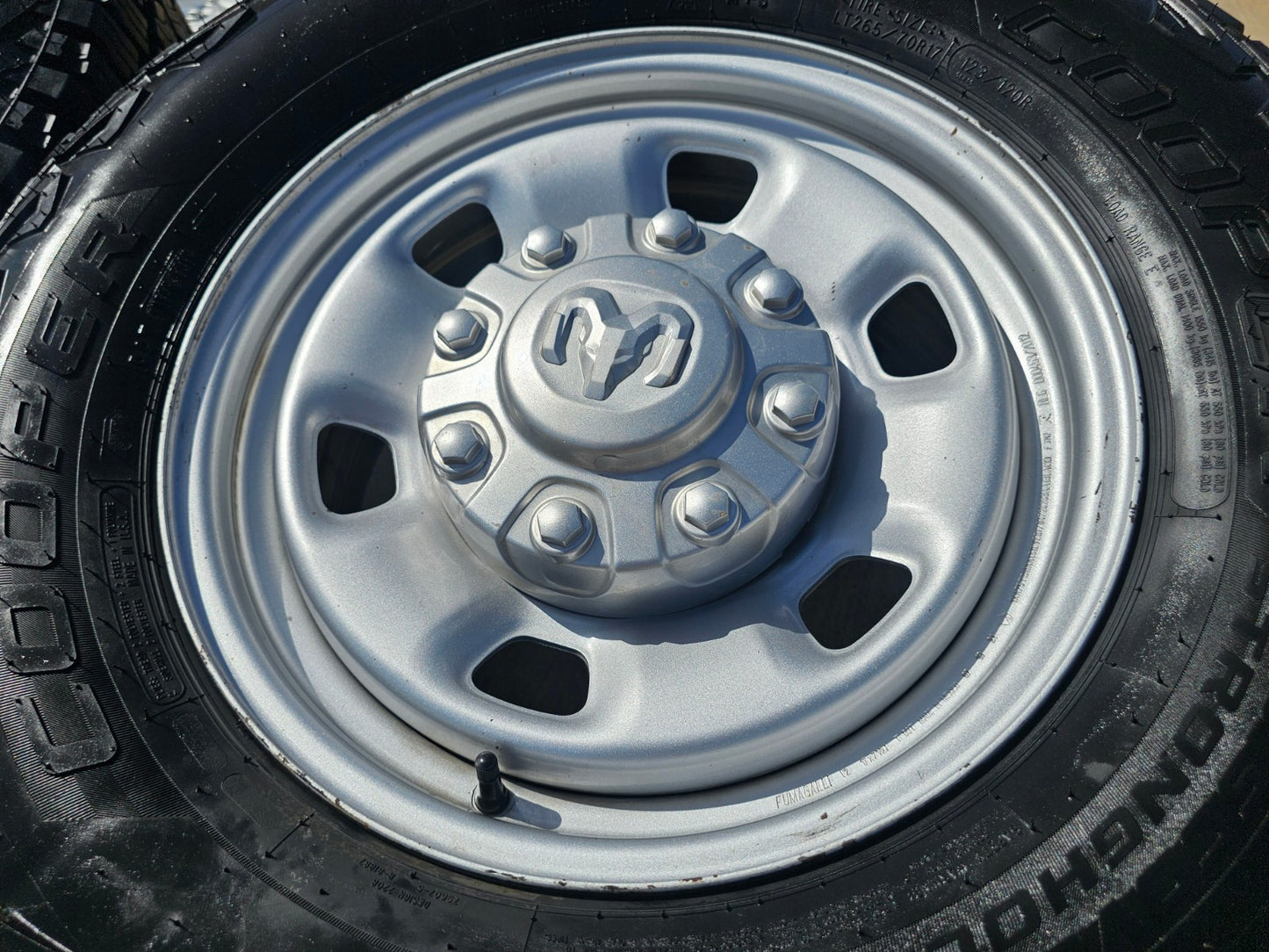 17" Ram 2500 3500 Laramie Power Wagon OEM 2497 wheels rims COOPER