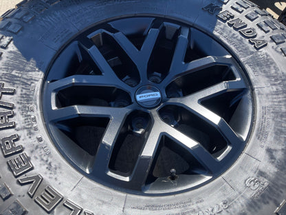 17" Ford F-150 Raptor OEM 10115 rims wheels tires KENDA R/T 37"