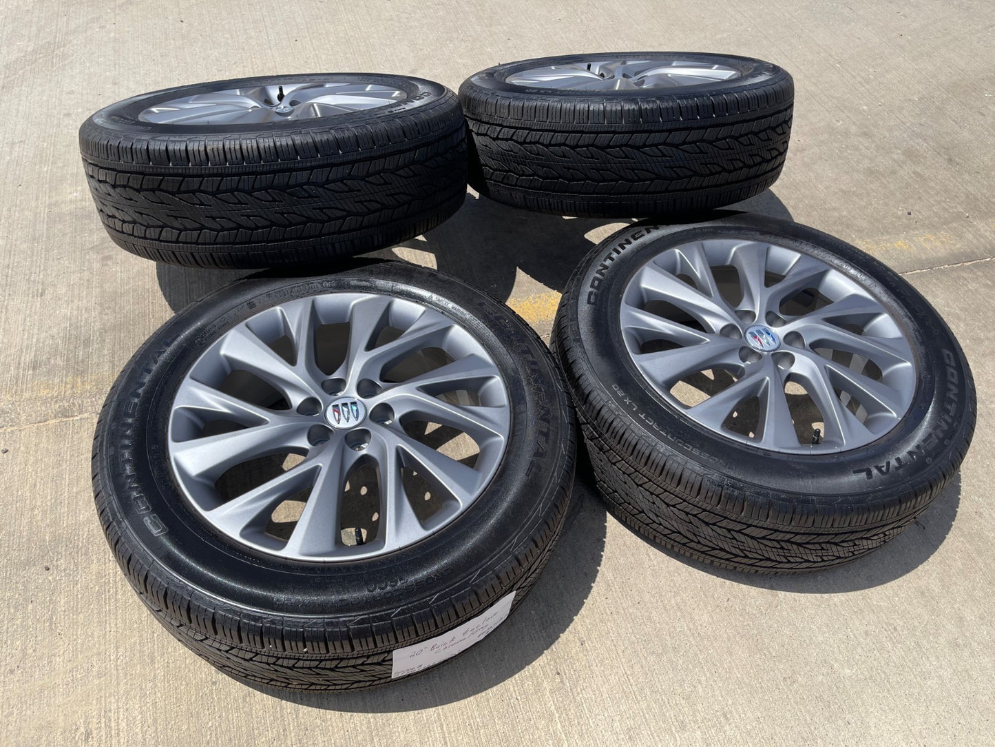 20" Buick Enclave OEM 4167 wheels rims SET Blazer Traverse XT6 GMC Acadia NEW