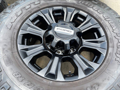 18" Ford F-250 F-350 OEM TREMOR black rims wheels 10097 tires NITTO 34"