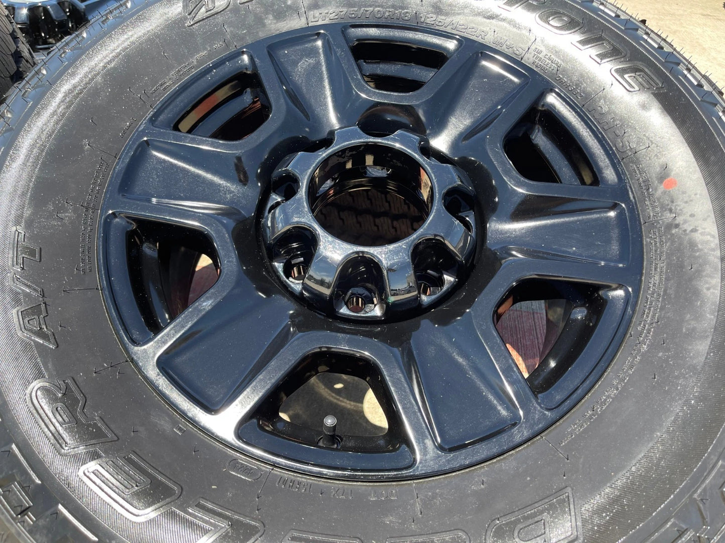 18" Ford F-250 F-350 TREMOR FX-4 OEM black wheels 10298 tires DUELER A/T NEW