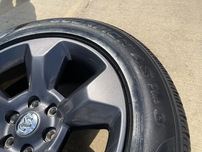 20" Ram 1500 OEM LIMITED Laramie wheels rims gray 2675 2722 PIRELLI
