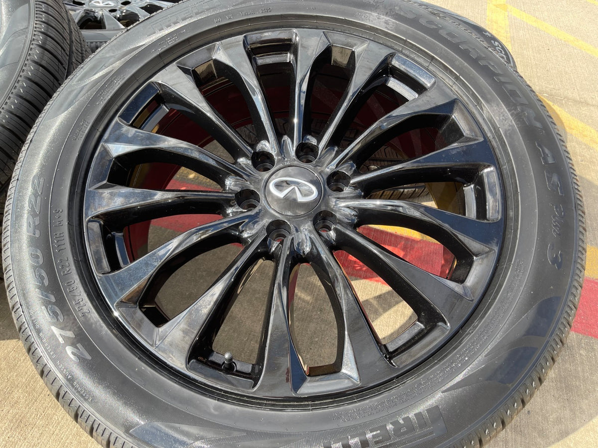 22" Infiniti QX80 QX56 Nissan Titan OEM 62799 73770 wheels rims tires SET NEW