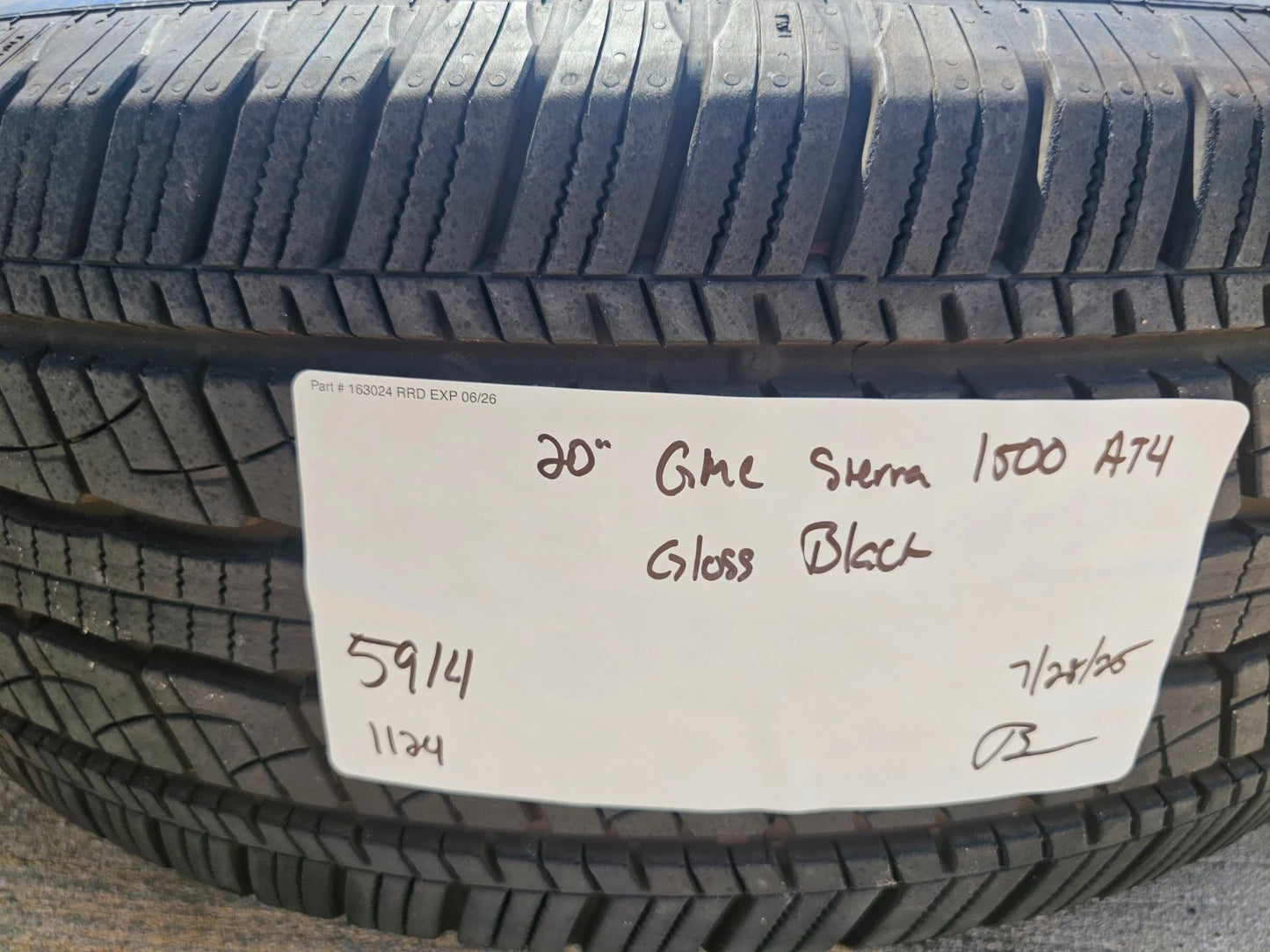 20" GMC Sierra Yukon Chevy OEM black 5914 5918 wheels rims 2023 2024 2025 2026