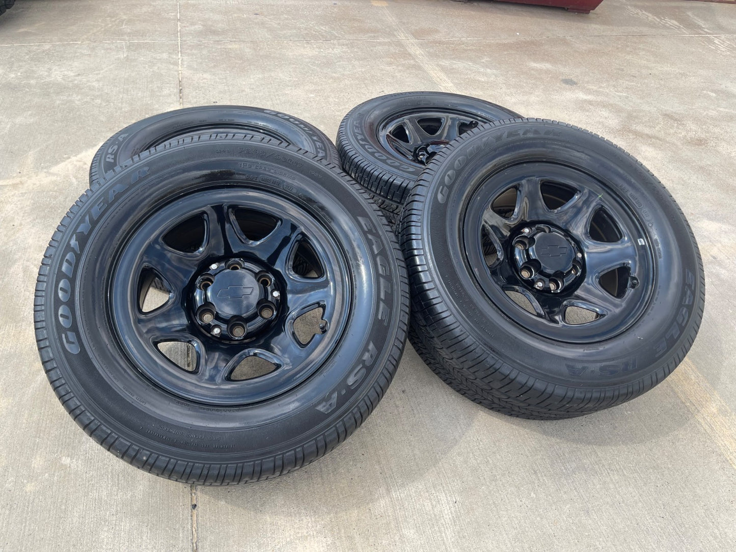 17" Chevy Tahoe PPV OEM Police Package 8111 SET wheels rims tires