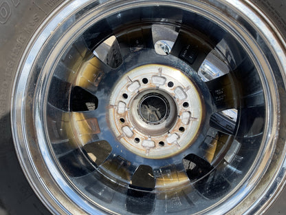 20" Ford F-250 King Ranch Lariat OEM 10100 rims wheels CHROME BRIDGESTONE