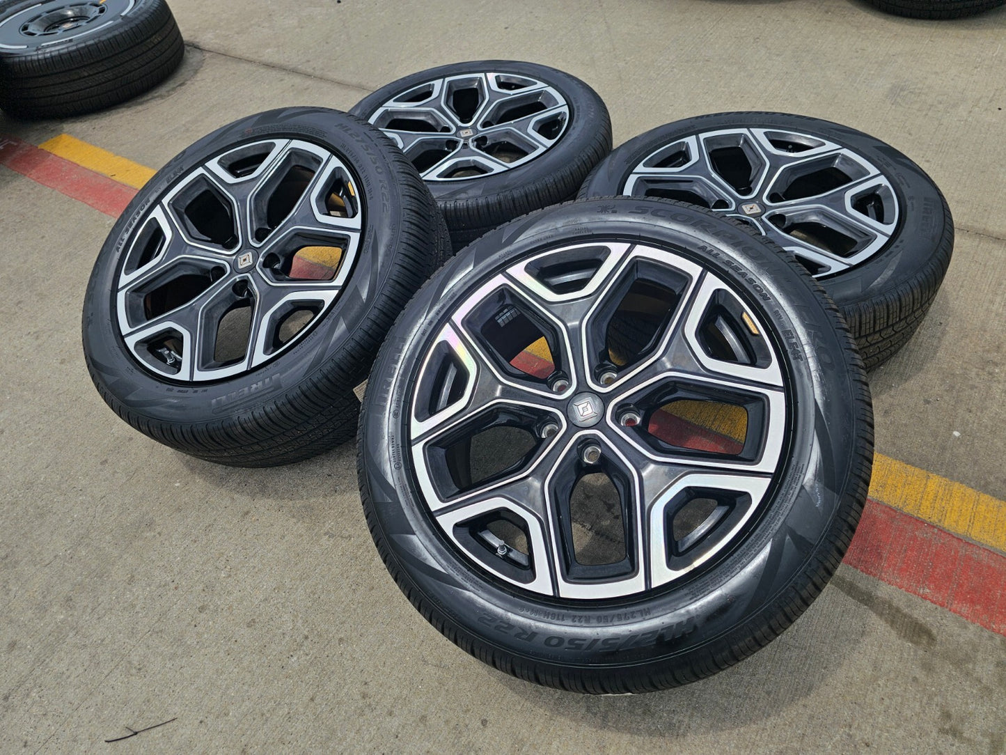 22" Rivian R1T R1S OEM wheels rims tires PT00001895 2022 2023 2024 2025 2026 NEW