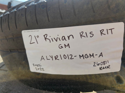 (4) 21" Rivian R1T R1S OEM wheels rims tires 2022 2023 2024 2025 2026 2027 SET