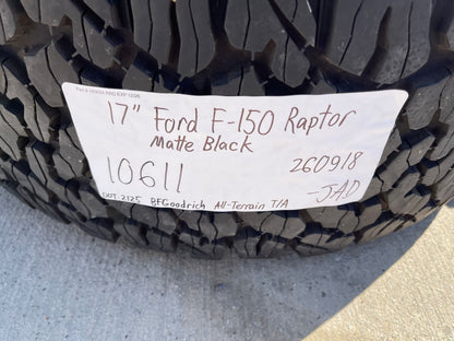 17" Ford F-150 Raptor OEM 10611 rims wheels Bronco SET 2026 2027 BFG 35"