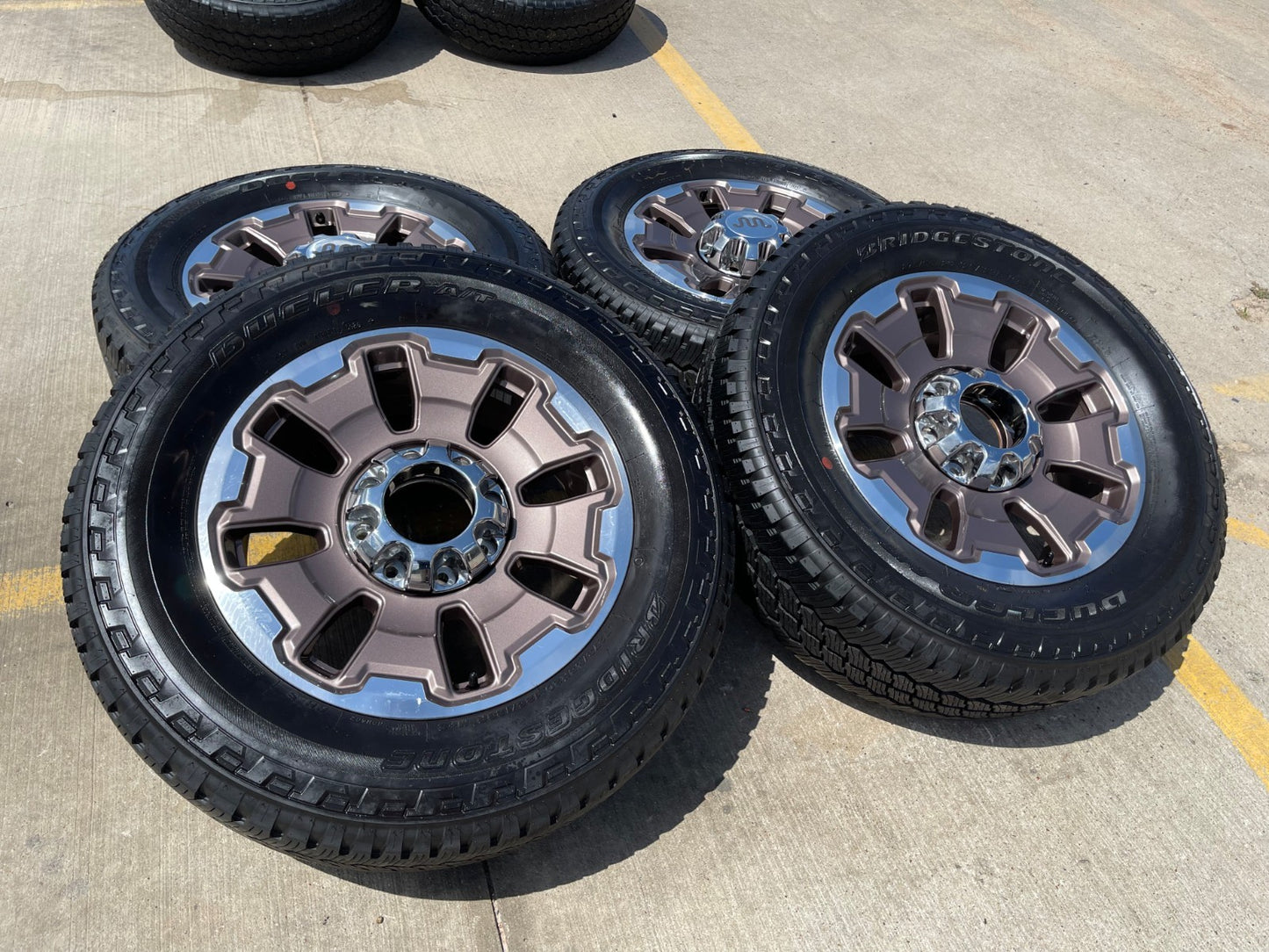 20" Ford F-250 F-350 OEM KING RANCH LIMITED tan wheels rims 10487 SET 2005-2027