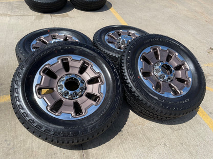 20" Ford F-250 F-350 OEM KING RANCH LIMITED tan wheels rims 10487 SET 2005-2027