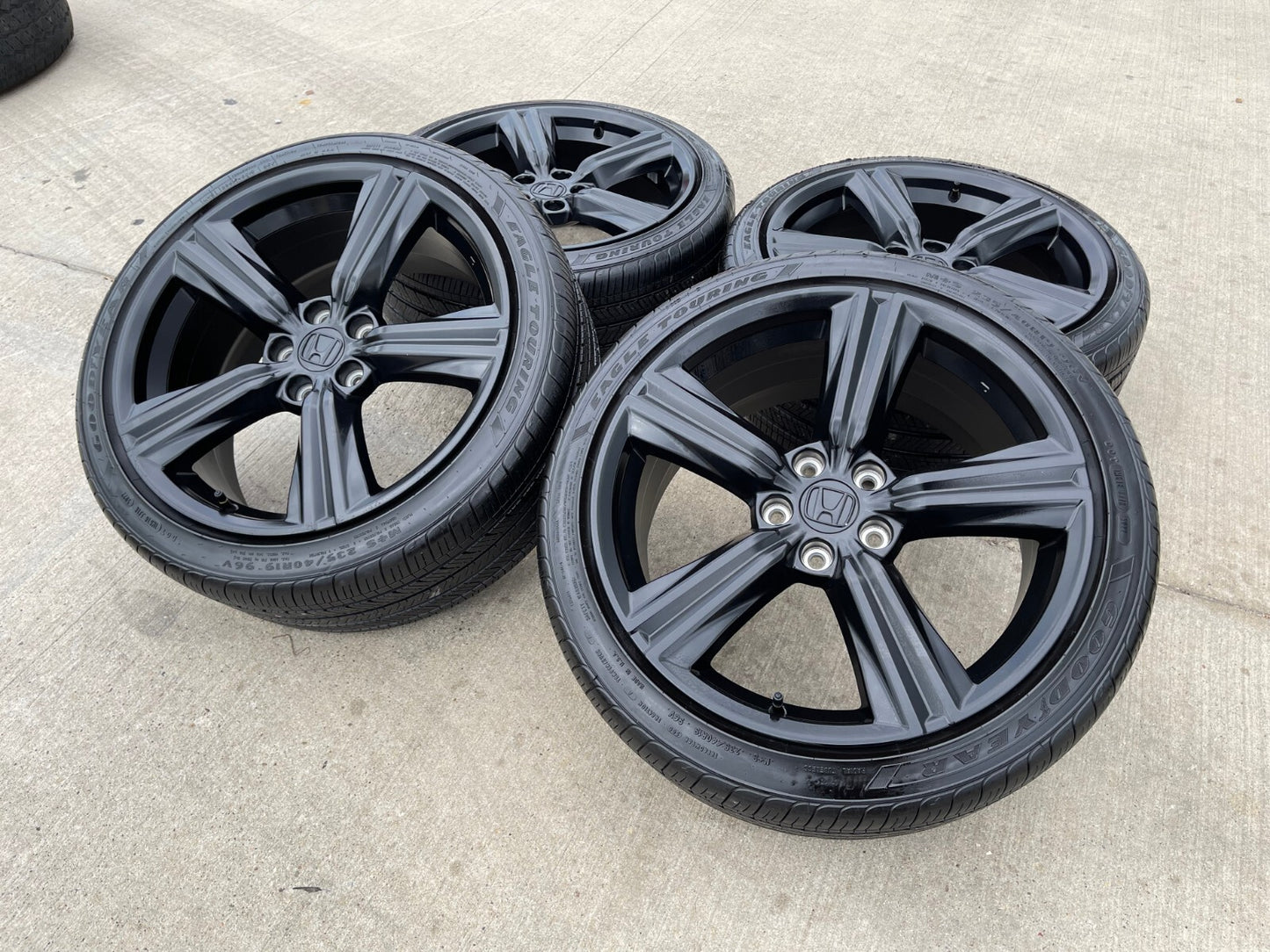 19" Honda Accord OEM Black Sport wheels rims 60307 190340 Civic 2023 2024 2025