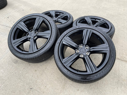 19" Honda Accord OEM Black Sport wheels rims 60307 190340 Civic 2023 2024 2025
