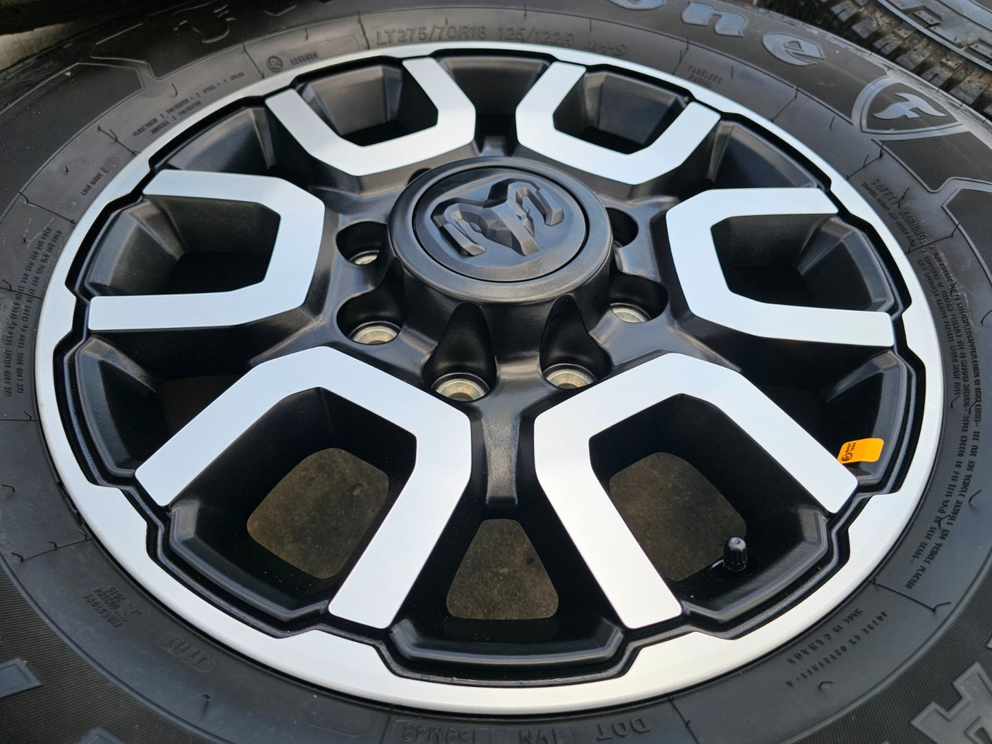 18" Ram 2500 3500 LARAMIE OEM wheels rims 2694 tires FIRESTONE A/T2