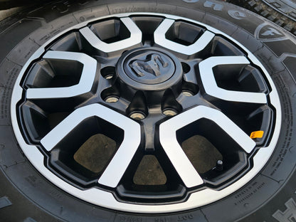 18" Ram 2500 3500 LARAMIE OEM wheels rims 2694 tires FIRESTONE A/T2