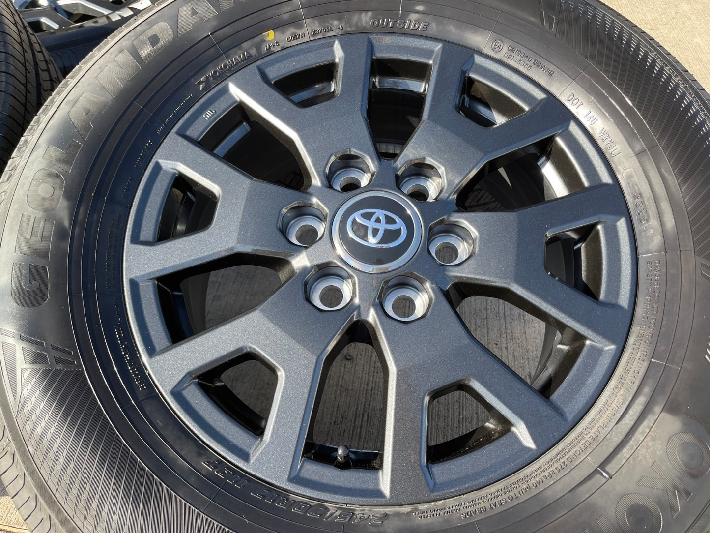17" Toyota 4Runner Tacoma TRD OEM 94254 10637 wheels rims 2024 2025 2026 NEW