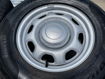 17" Ford F-150 OEM rims wheels 3857 tires steel 2024 2025 2026 PIRELLI A/T NEW